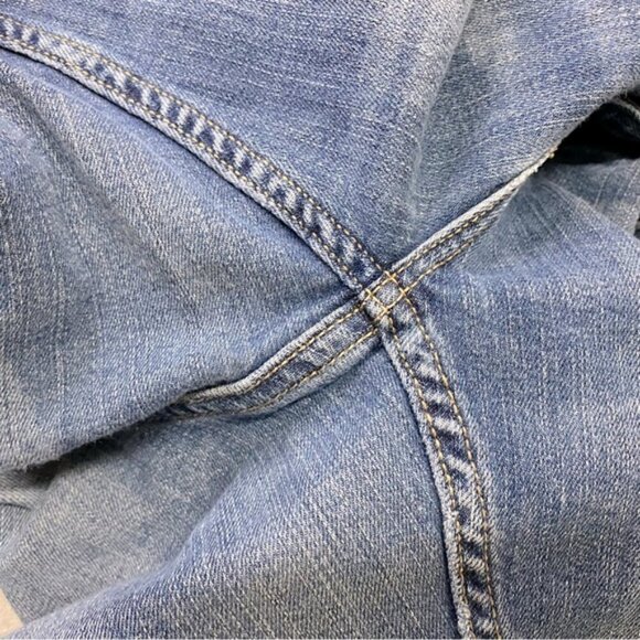 Banana Republic Factory Mid Rise Med Wash Girlfriend Jeans 28 - Picture 8 of 15